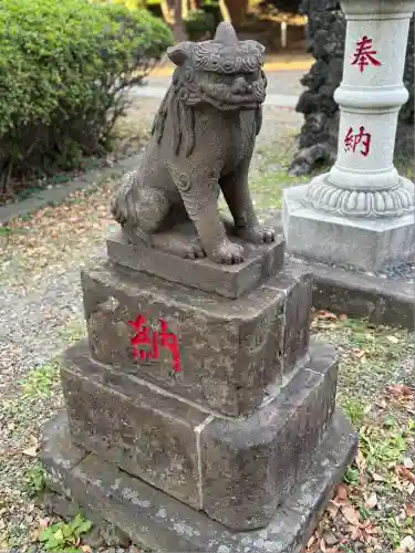 船堀日枝神社の狛犬