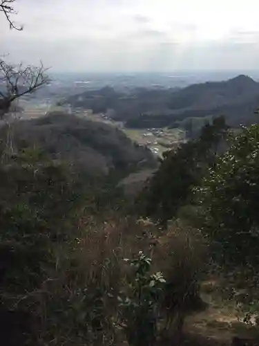 唐澤山神社の景色