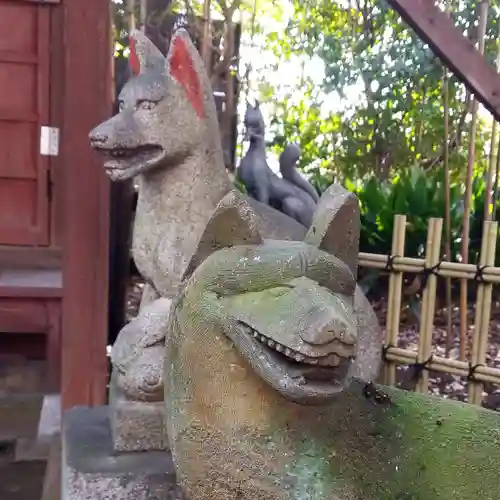 渋谷氷川神社の狛犬