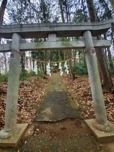 正一位稲荷大明神の鳥居