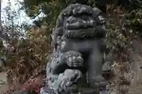 阿久津「田村神社」(郡山市阿久津町)旧社名:伊豆箱根三嶋三社の狛犬