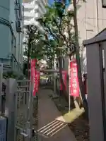 正一位稲荷大明神の鳥居
