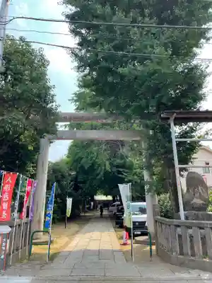 駒込天祖神社の鳥居