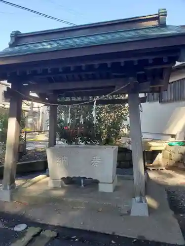 伊勢神明社の手水舎