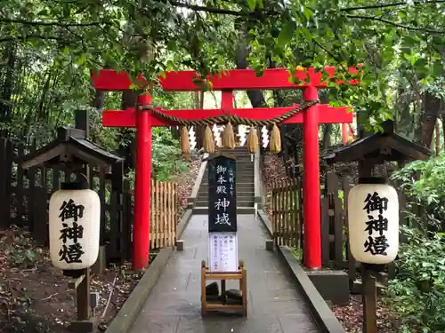 伊古奈比咩命神社の鳥居