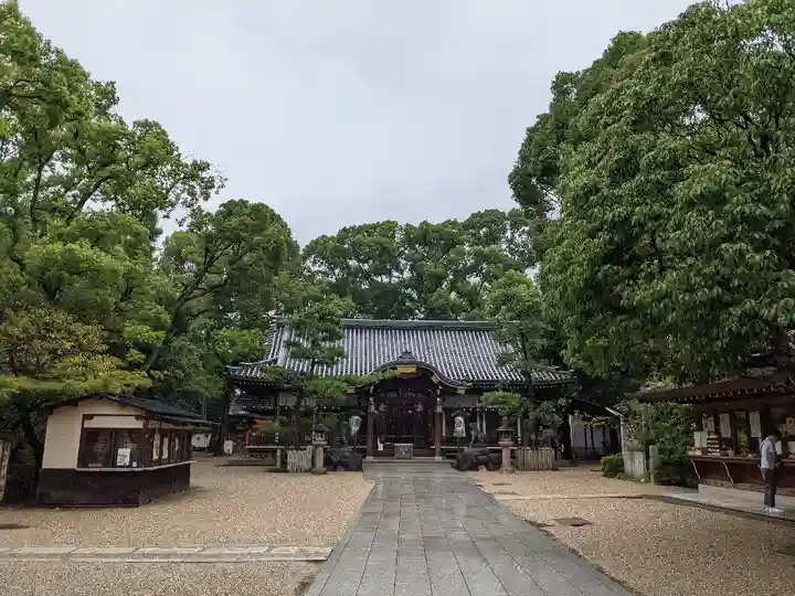 杭全神社の本殿・本堂