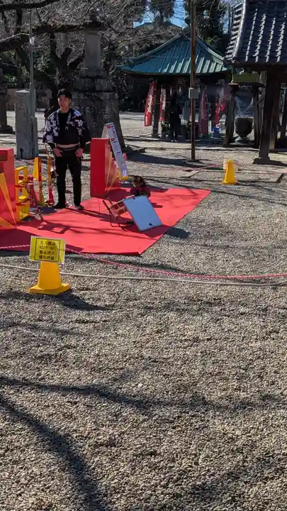 法華経寺のお祭り
