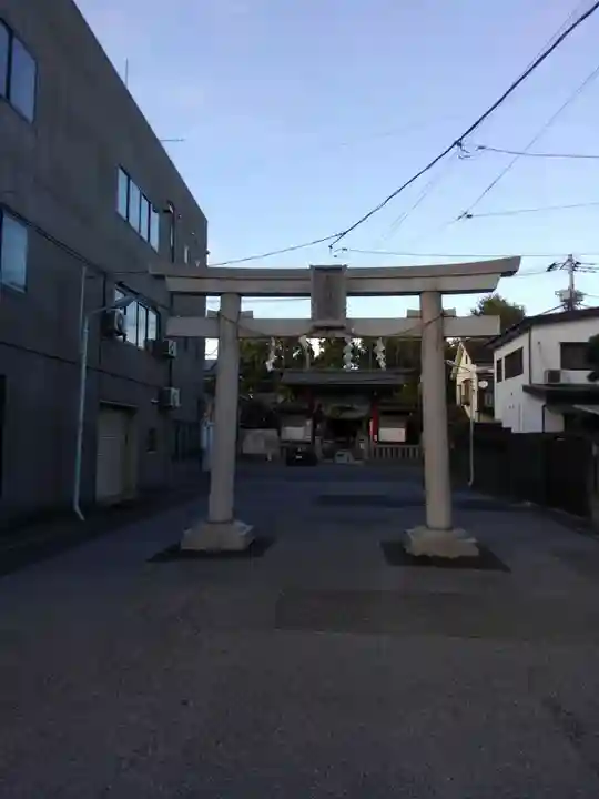 五方山熊野神社の鳥居