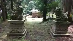 爪黒神社の狛犬