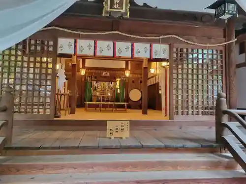 空鞘稲生神社の本殿