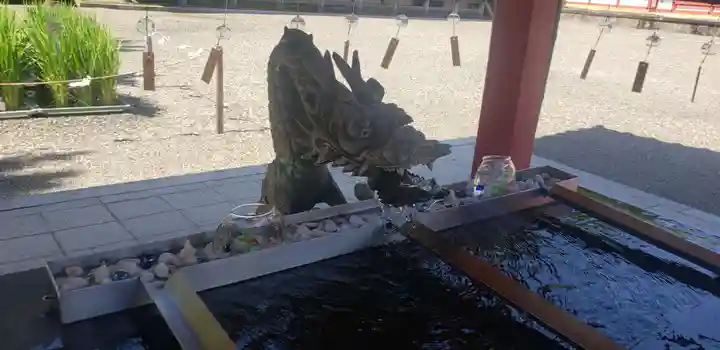 美濃國一宮 南宮大社の手水舎