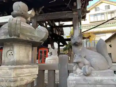 被官稲荷神社の狛犬