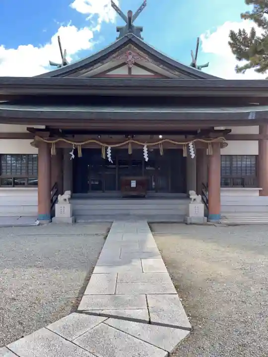 岸城神社の本殿・本堂