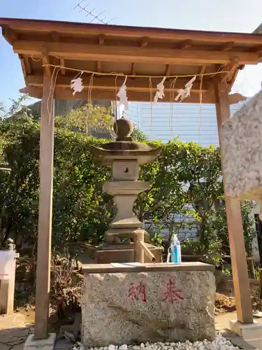横浜御嶽神社の手水舎