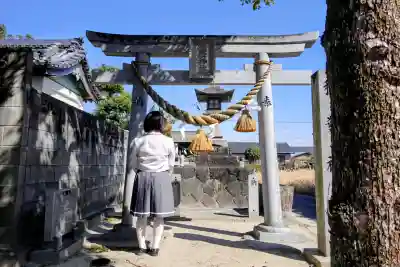 白山神社の鳥居