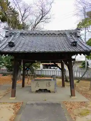 八劔神社（巨海町）の手水舎