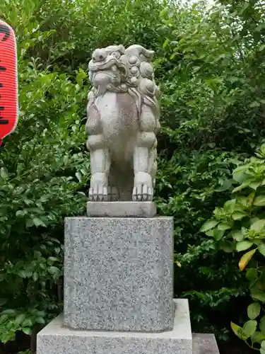 鎮守氷川神社の狛犬