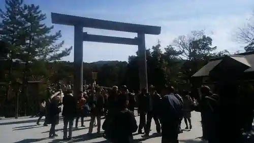 伊勢神宮内宮（皇大神宮）の鳥居