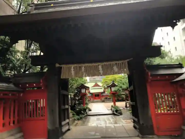 水鏡天満宮の山門・神門