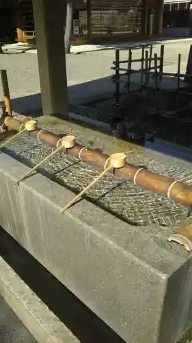 神明神社の手水舎