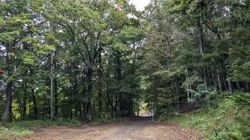 生田原神社の景色