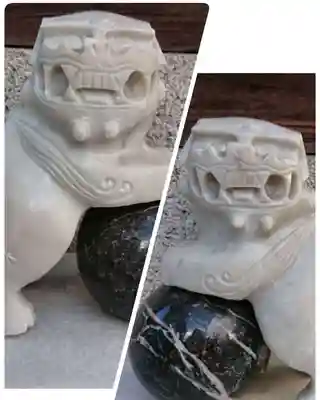 三輪神社の狛犬