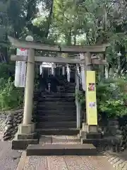 多摩川浅間神社の鳥居