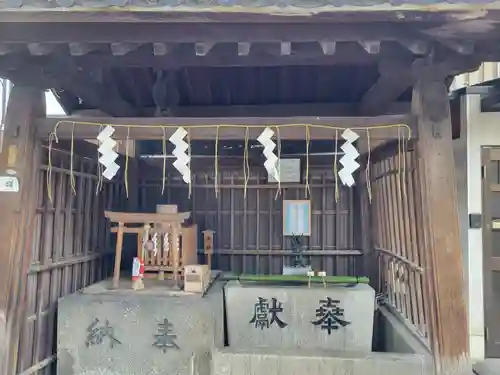 御幸森天神宮の手水舎