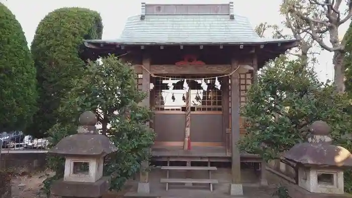 花栗伏見稲荷神社の本殿