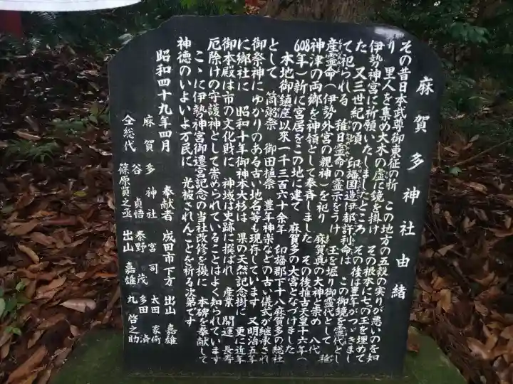 麻賀多神社の{uncategorized: "未分類", other: "その他", undefined: "問題あり", building: "その他建物", grave: "お墓", sacred_gate: "鳥居", guardian: "狛犬", statue: "像", buddha: "仏像", history: "歴史", nature: "自然", garden: "庭園", animal: "動物", pagoda: "塔", temizu: "手水舎", mountain_gate: "山門・神門", sanctuary: "本殿・本堂", subordinate: "末社・摂社", art: "芸術", scenery: "景色", jizo: "地蔵", ema: "絵馬", goshuin: "御朱印", omikuji: "おみくじ", items: "授与品その他", amulet: "お守り", goshuincho: "御朱印帳", eats: "食事", festival: "お祭り", votive_dance: "神楽", shichigosan: "七五三参", wedding: "結婚式", experience: "体験その他", initially: "初詣", around: "周辺", anti_infection: "感染症対策"}
