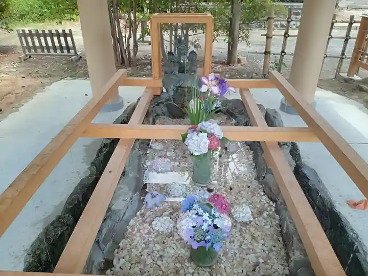 和泉國一之宮 大鳥大社の手水舎