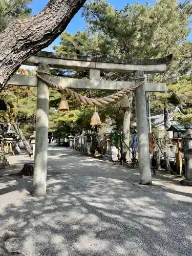 建部大社の鳥居