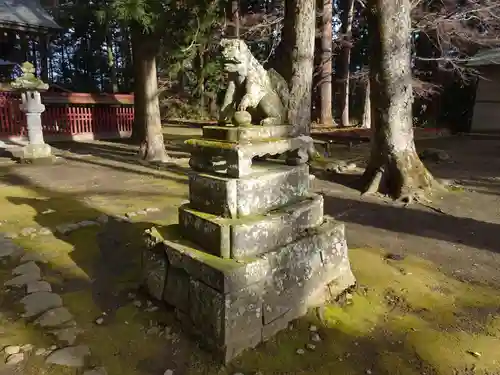 都々古別神社(八槻)の狛犬