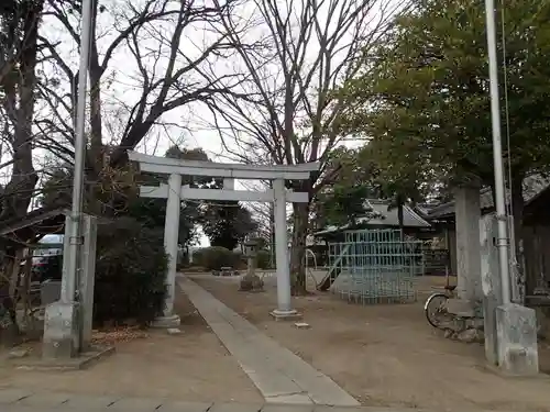 今城青坂稲実池上神社の鳥居