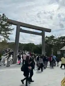 伊勢神宮内宮（皇大神宮）の鳥居