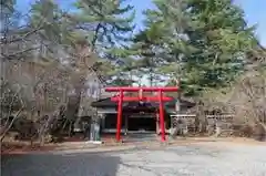 無戸室浅間神社(船津胎内神社)の鳥居