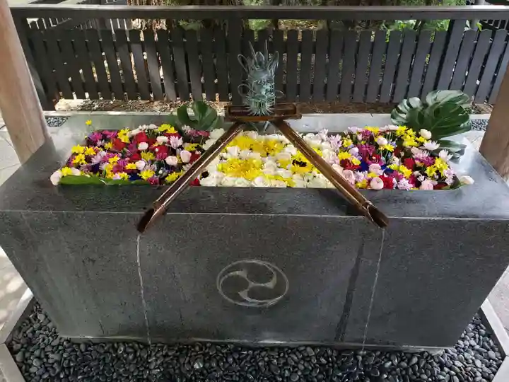 熊野神社の手水舎