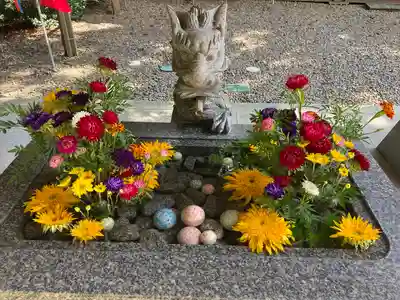 滑川神社 - 仕事と子どもの守り神の手水舎