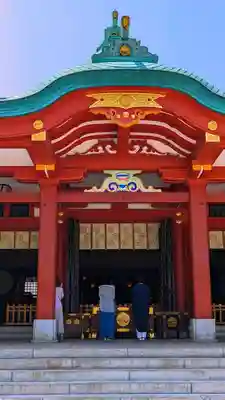 日枝神社の本殿・本堂
