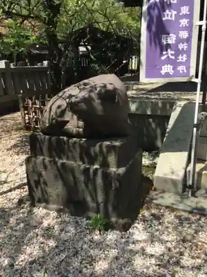 牛天神北野神社の狛犬