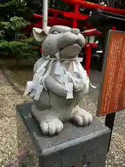 湯倉神社の狛犬