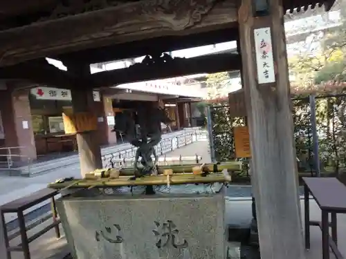 豊川稲荷東京別院の手水舎