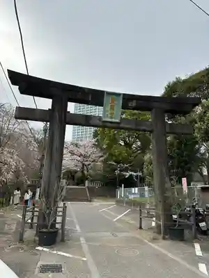 芝東照宮の鳥居