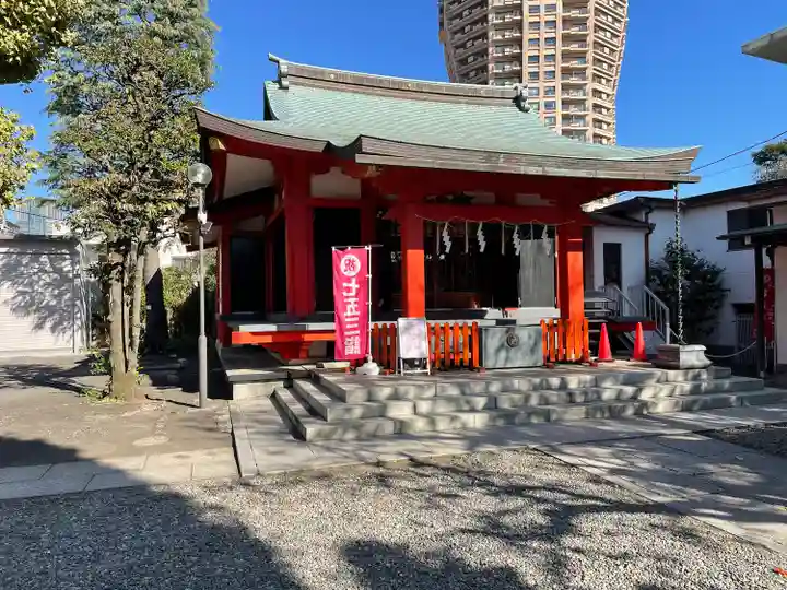 麻布氷川神社の本殿・本堂