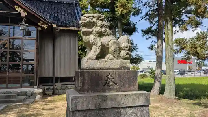 四ツ柱神社の狛犬