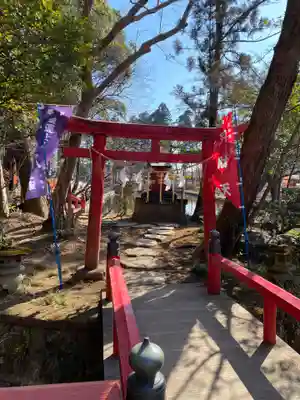 間々田八幡宮の鳥居