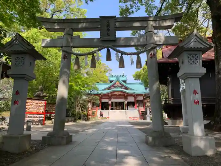 多摩川浅間神社の鳥居
