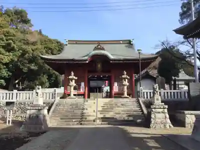 簳幹八幡宮の山門・神門