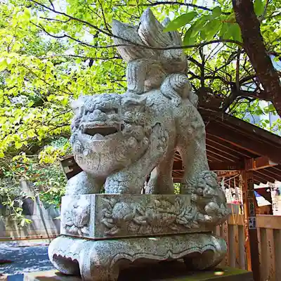 元三島神社の狛犬