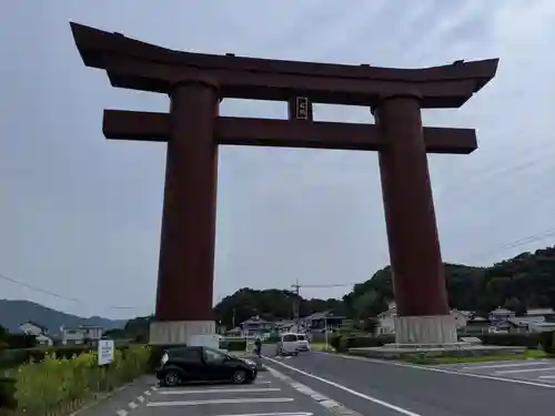 最上稲荷山妙教寺の鳥居